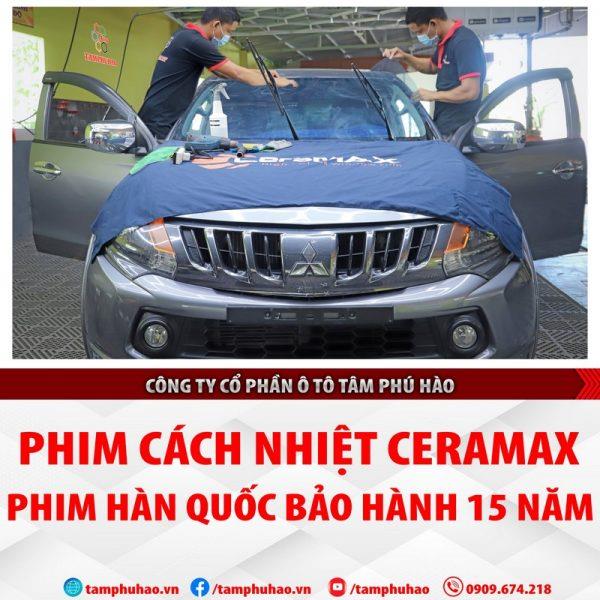 Dán phim cách nhiệt Ceramax chống nóng