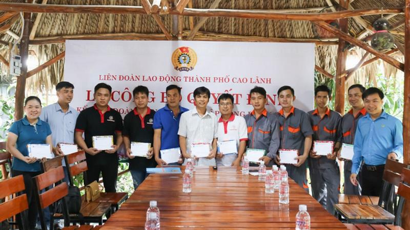 Công đoàn cơ sở Công ty Cổ phần ôtô Tâm Phú Hào thành lập